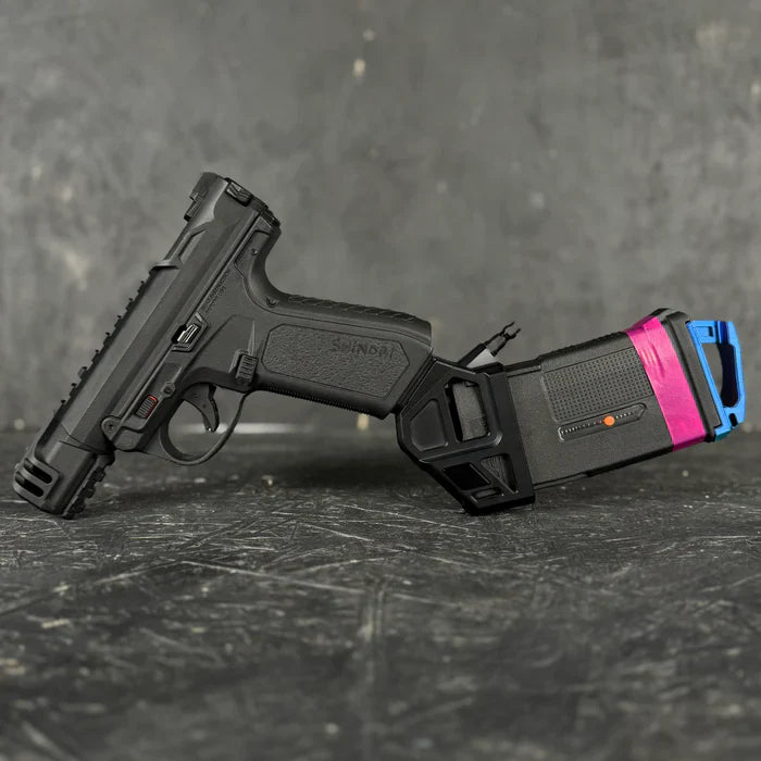 Airtac T1P CNC Angled HPA Adapter - 2 in 1 GLK + CAPA - Blackout Edition