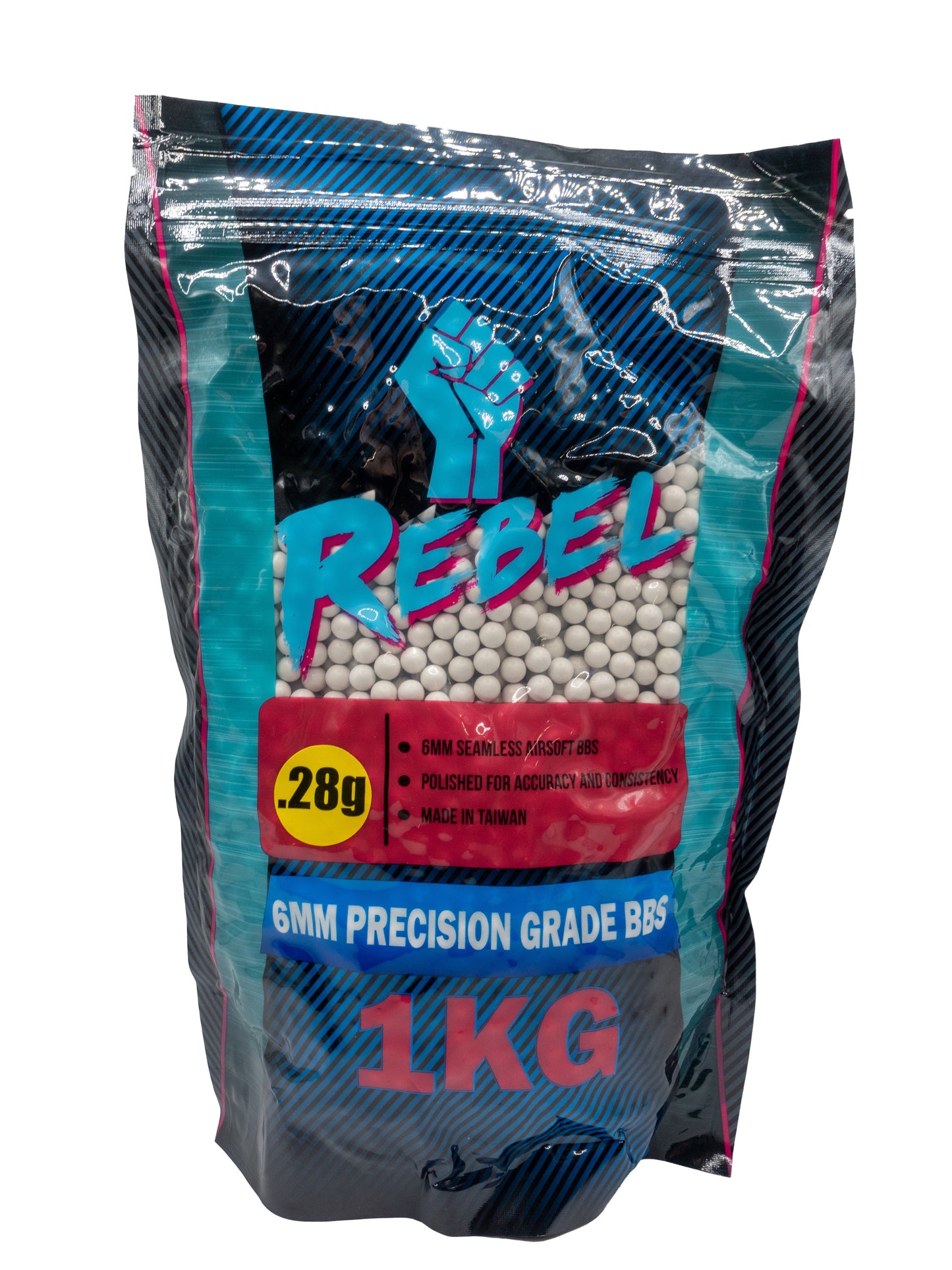 Rebel Precision 6mm BBs 1kg Bag - 0.28g