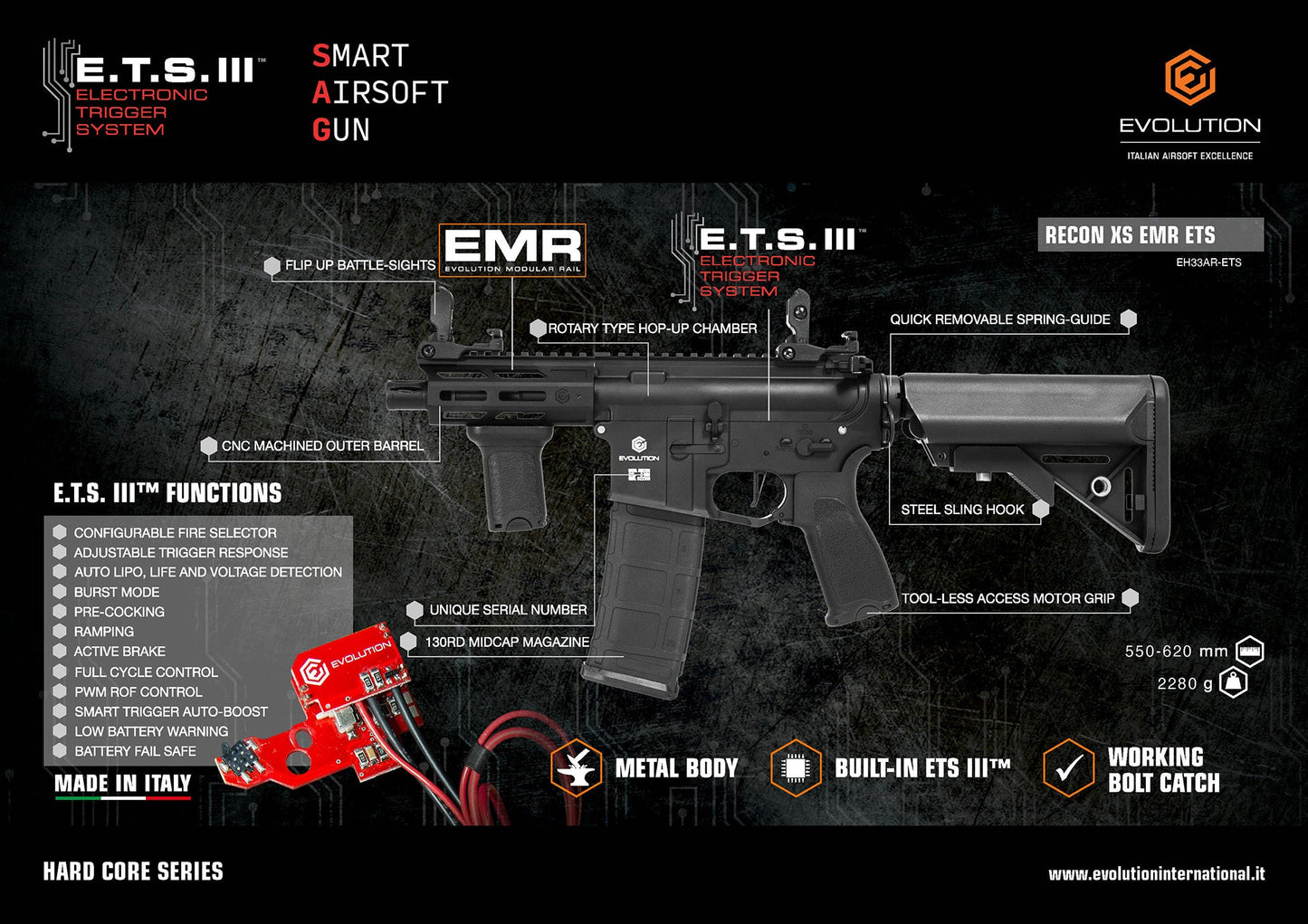 Evolution Recon XS EMR with ETS III