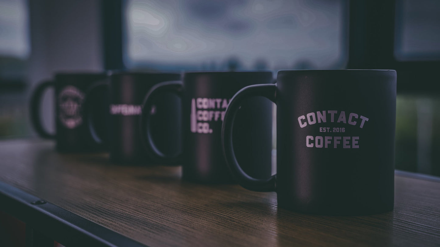 Contact Coffee Co Mug | Charlie