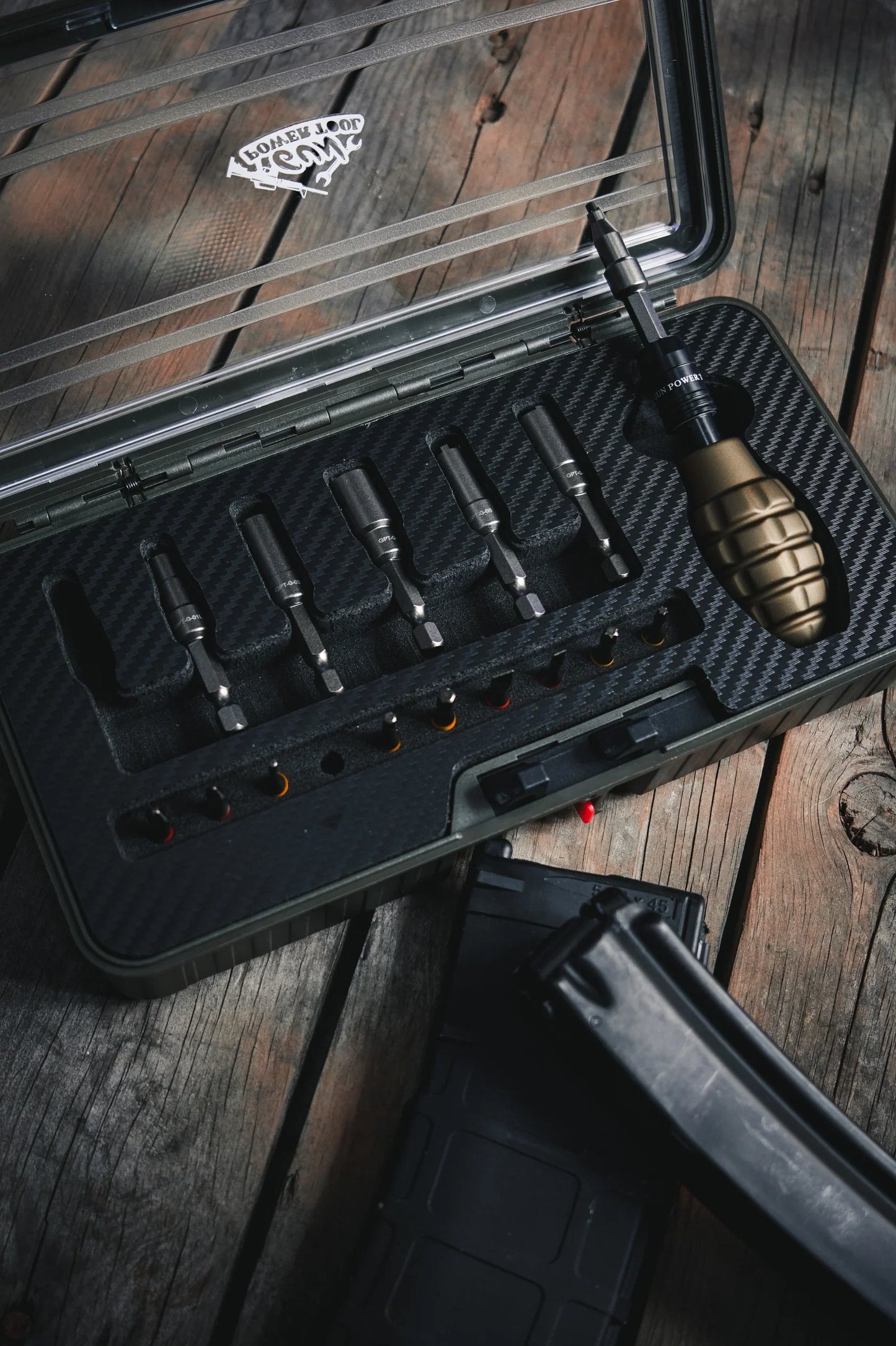 GPT 17-Piece Grenade-Style Airsoft Valve Tool Kit