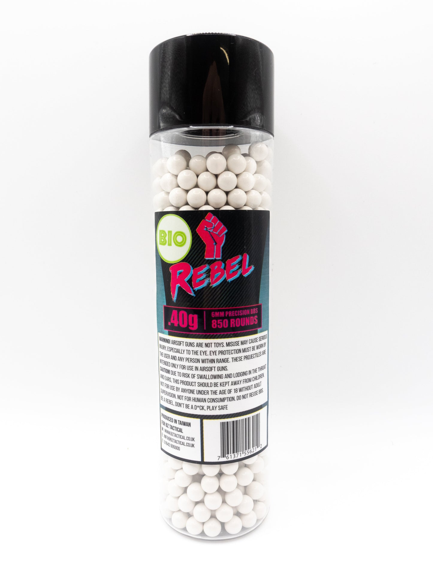 Rebel Precision Heavyweight BIO 6mm BBs 850pcs Bottle - 0.40g