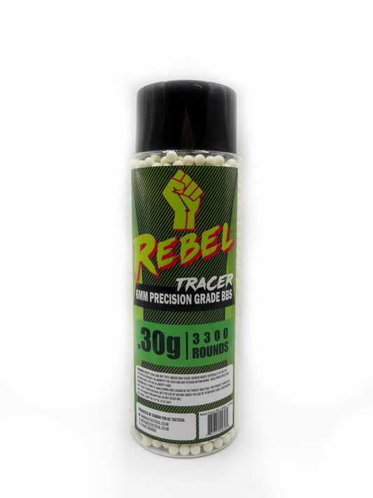 Rebel Precision 6mm Tracer BBs 3300ct Bottle - 0.3g