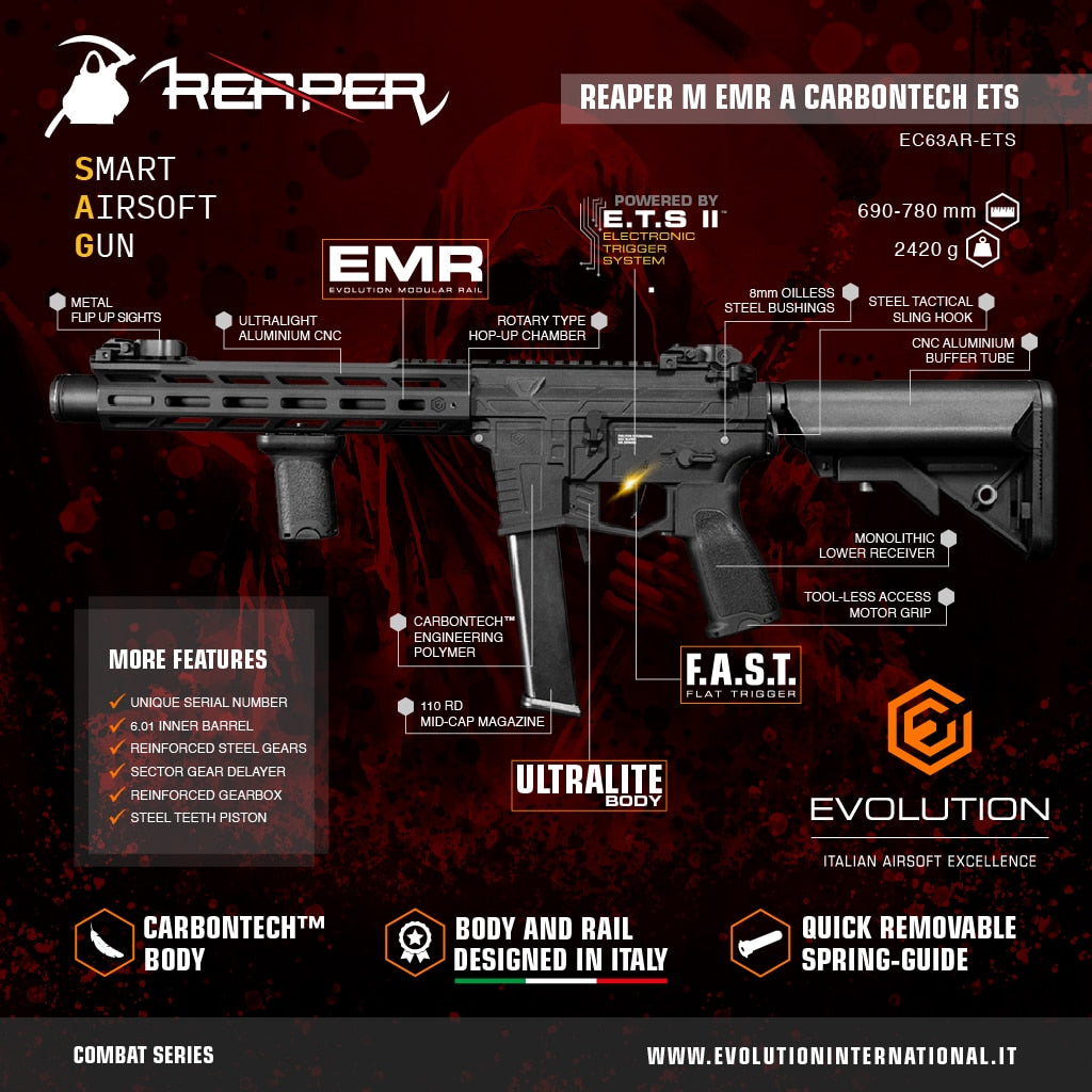 Evolution Reaper M EMR A Carbontech ETS II