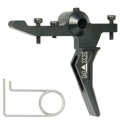 Maxx CNC Aluminum Advanced Speed Trigger (Style B) (Black) For MTW