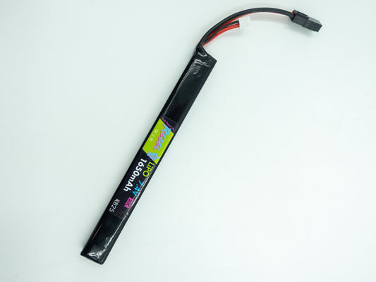 Rebel Battery - 1650mAh LiPo 7.4V 20C AK Stick Mini Tamiyla